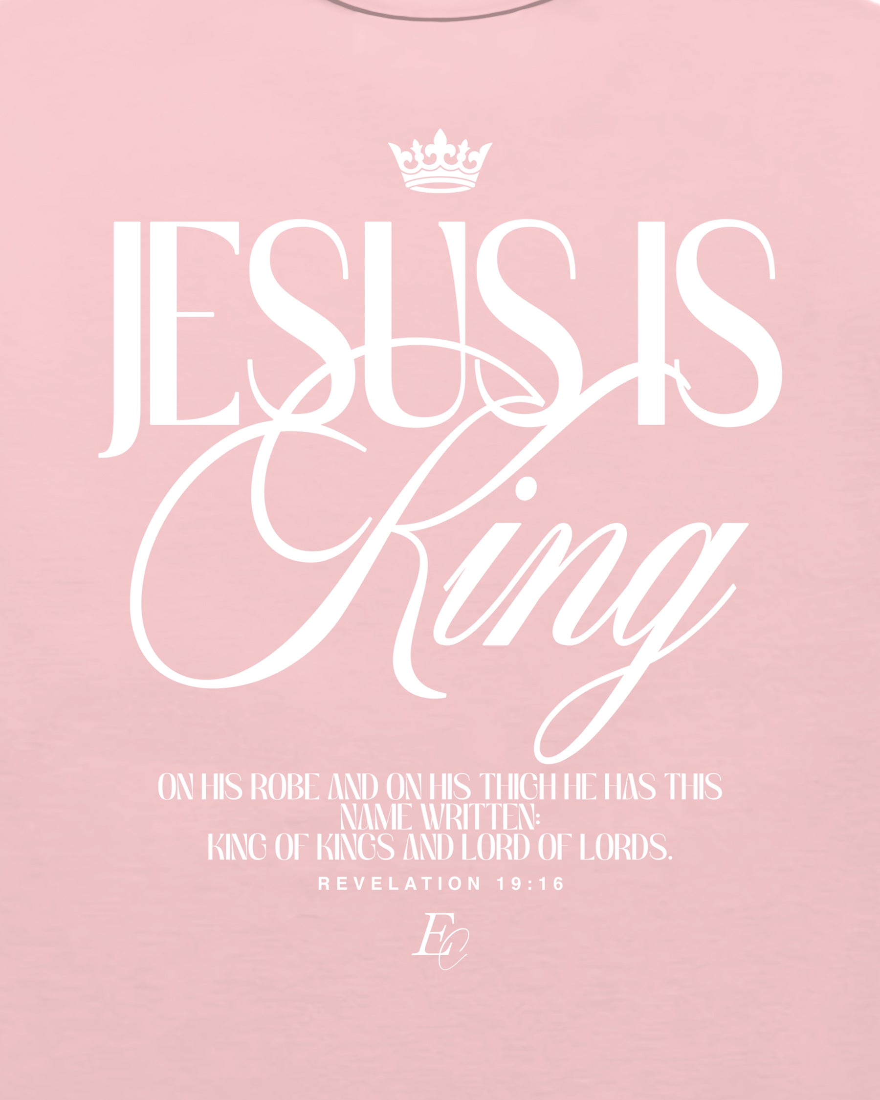 'Jesus Is King' Garment-Dyed Heavyweight T-Shirt