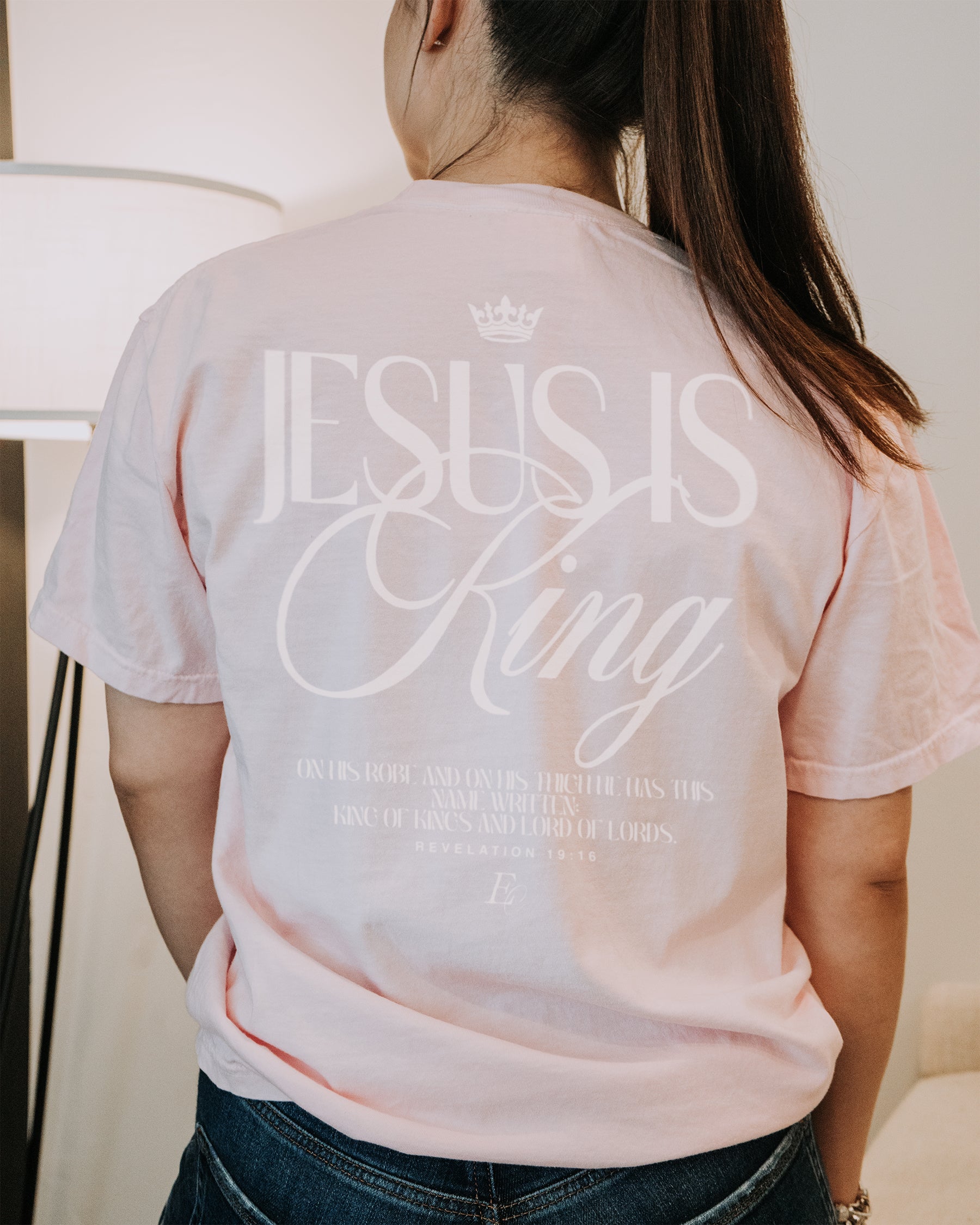 'Jesus Is King' Garment-Dyed Heavyweight T-Shirt