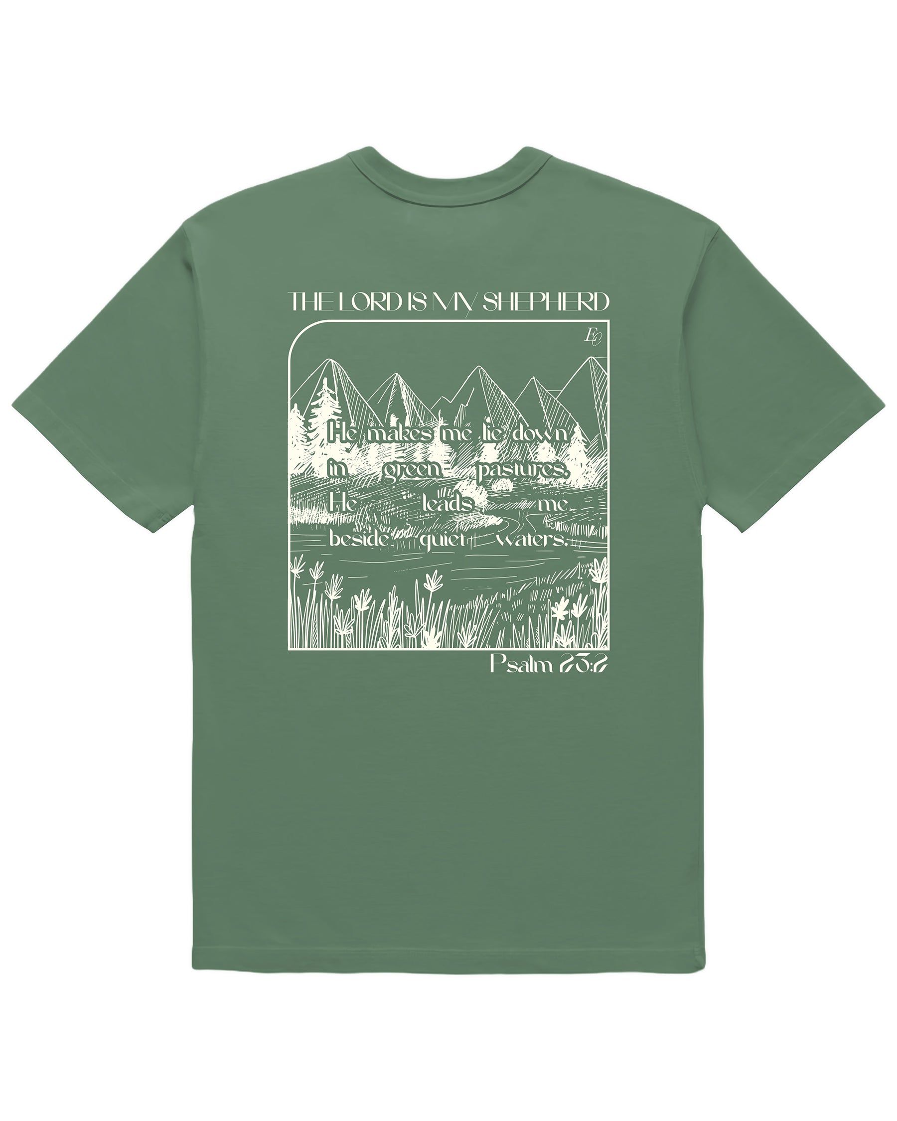 'The Lord Is My Shepherd' Garment-Dyed Heavyweight T-Shirt