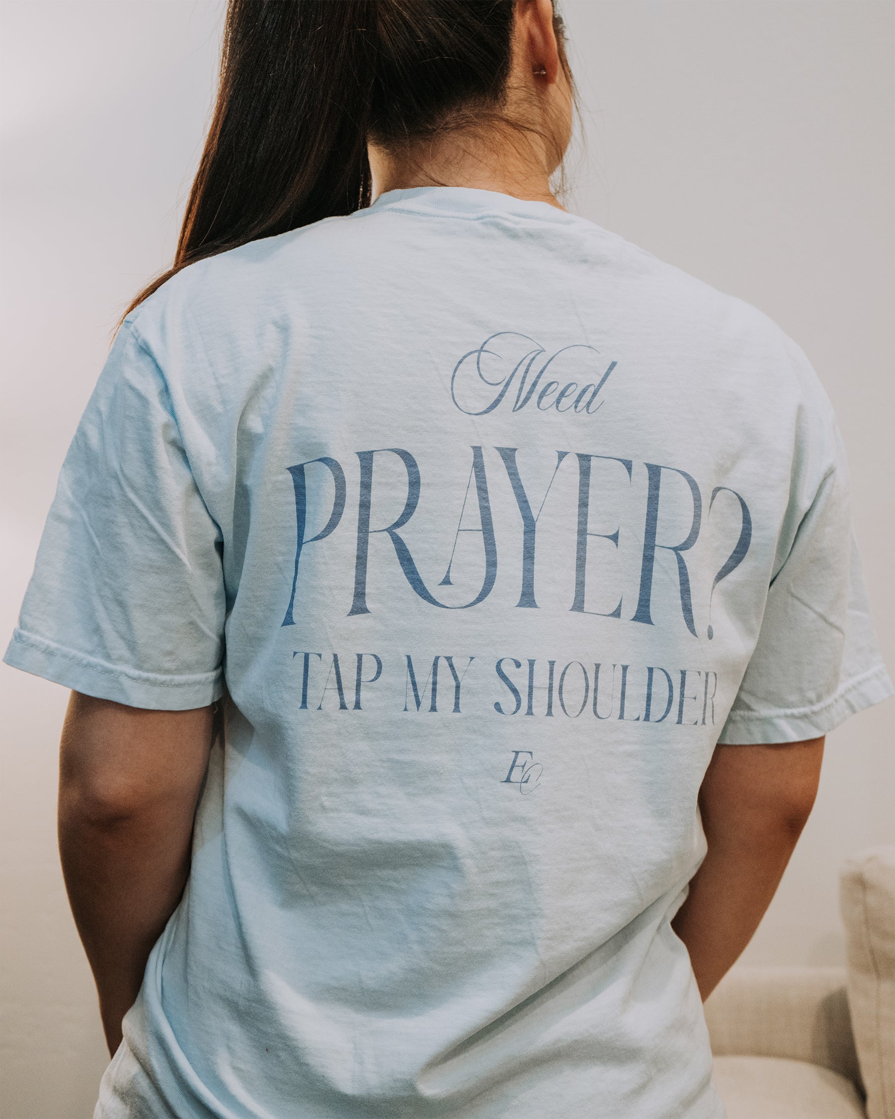 'Need Prayer?' Garment-Dyed Heavyweight T-Shirt