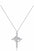 Crowned Cross Rotatable Necklace