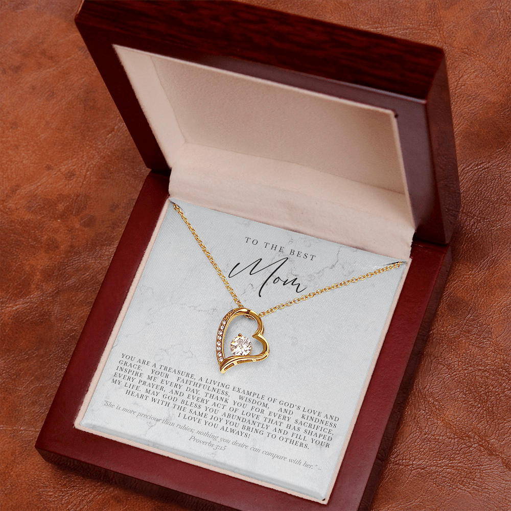 'More Precious Than Rubies' Love Necklace