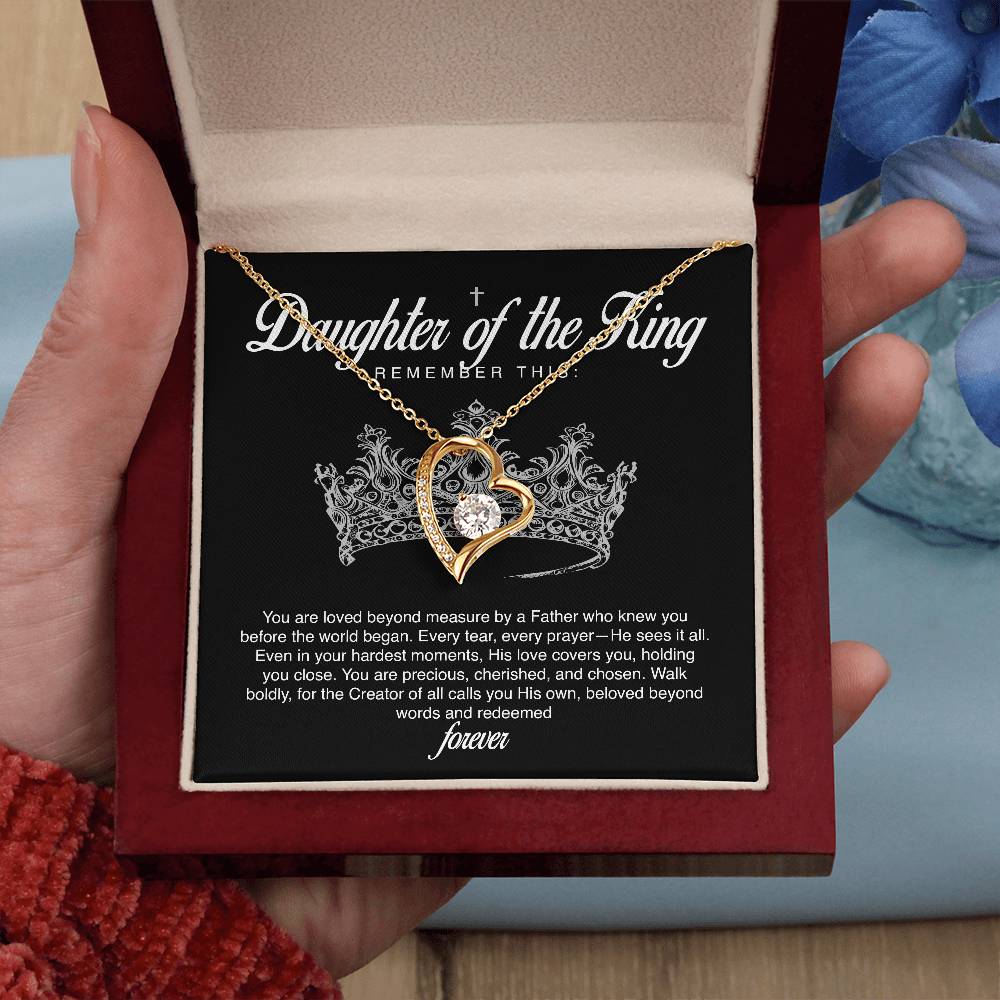 'Daughter of the King' Forever Love Necklace