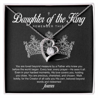 'Daughter of the King' Forever Love Necklace