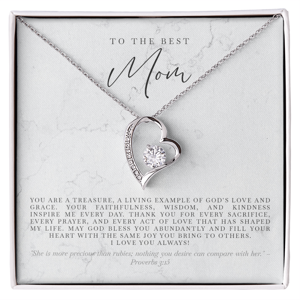 'More Precious Than Rubies' Love Necklace