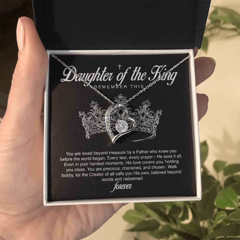 'Daughter of the King' Forever Love Necklace