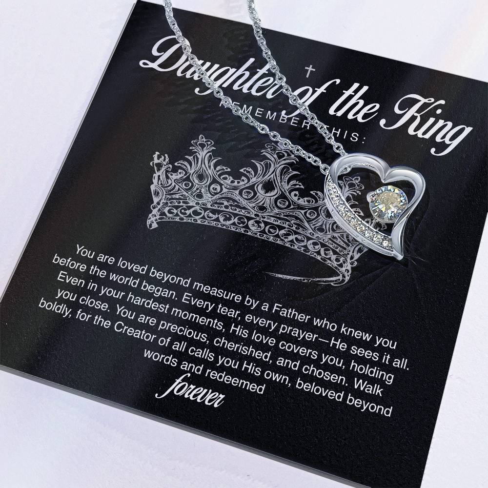 'Daughter of the King' Forever Love Necklace