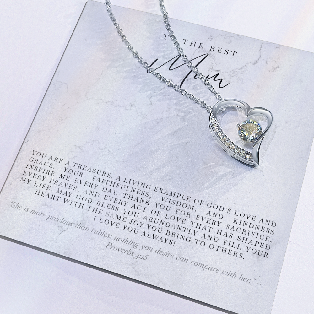 'More Precious Than Rubies' Love Necklace