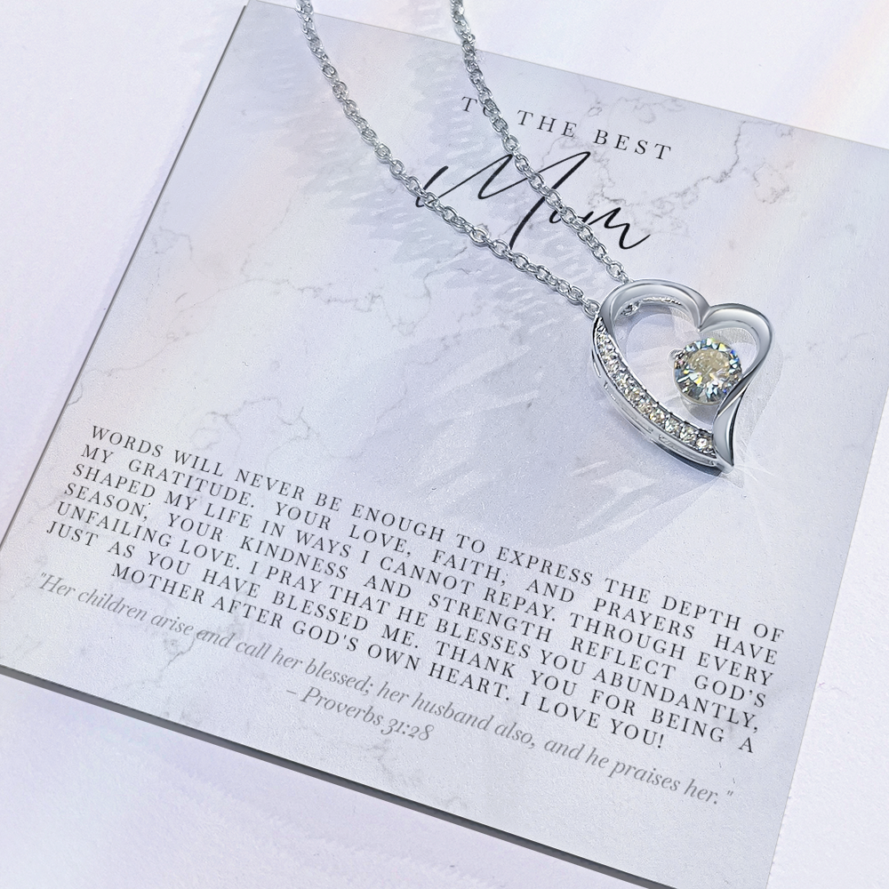 'Her Children Call Her Blessed' Love Necklace