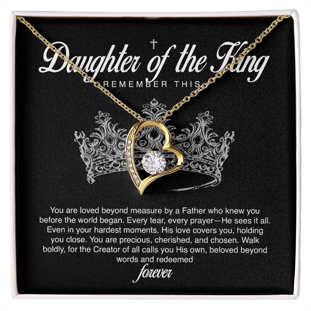 'Daughter of the King' Forever Love Necklace