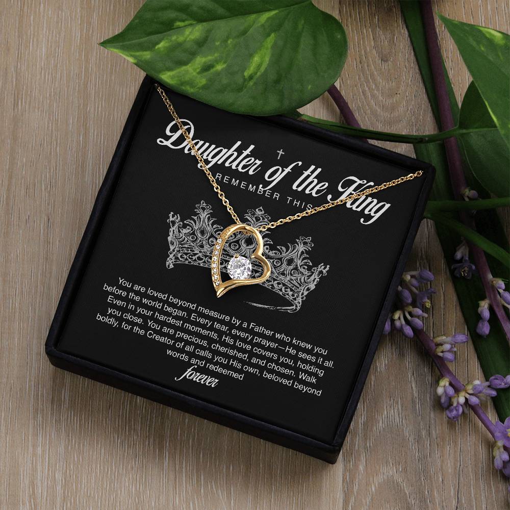 'Daughter of the King' Forever Love Necklace