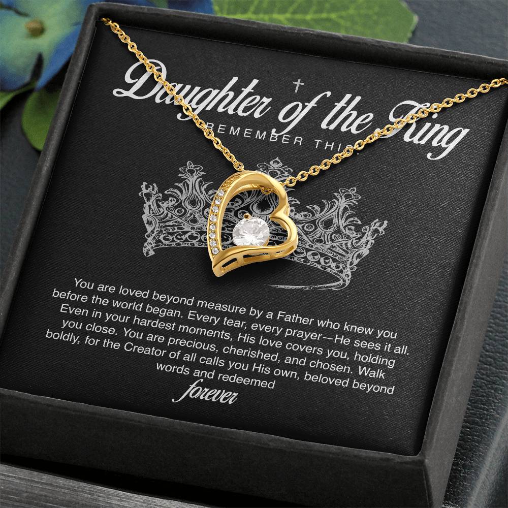 'Daughter of the King' Forever Love Necklace